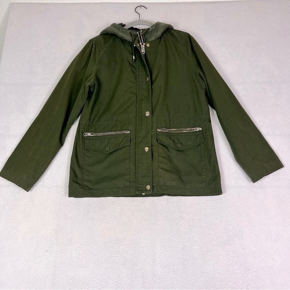 Topshop Green Utility Jacket